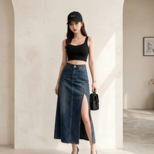 DENIM SKIRT